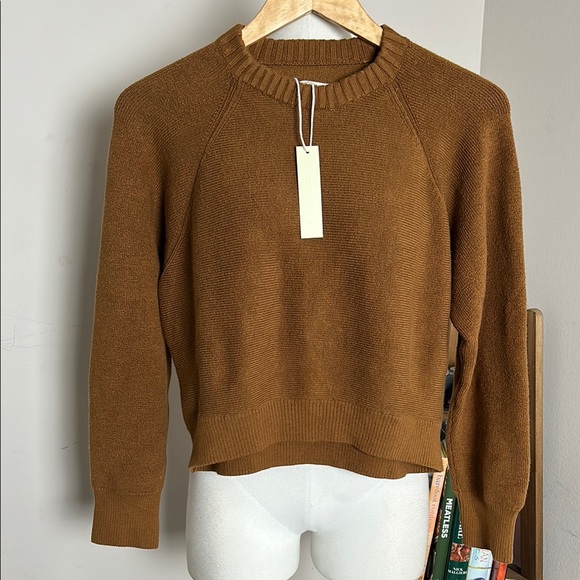 James Street Co Erin Raglan Tobacco Sweater  Medium - Picture 1 of 16